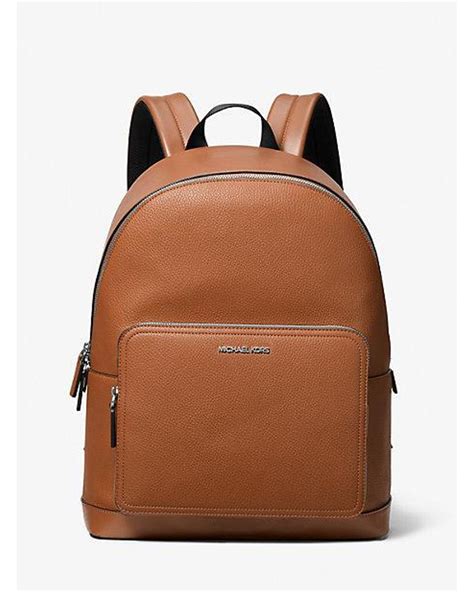 cooper pebbled leather commuter backpack.